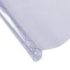 VEVOR Clear Table Cover Protector, 48 inch/1230 mm Round Table Cover, 1.5 mm Thick PVC Plastic Tablecloth, Waterproof Desktop Protector for Writing De