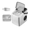 VEVOR Countertop Ice Maker, 9 Cubes Ready in 7 Mins, 26lbs in 24Hrs, Self-Cleaning Portable Ice Maker with Ice Scoop and Basket, Stainless Steel Ice M