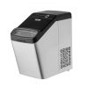VEVOR Countertop Ice Maker, 9 Cubes Ready in 7 Mins, 33lbs in 24Hrs, Self-Cleaning Portable Ice Maker with Ice Scoop and Basket, 2 Ways Water Refill I