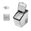 VEVOR Countertop Ice Maker, 9 Cubes Ready in 7 Mins, 33lbs in 24Hrs, Self-Cleaning Portable Ice Maker with Ice Scoop and Basket, 2 Ways Water Refill I