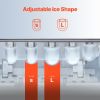 Portable Countertop Ice Maker 26Lbs/24H Self-Cleaning with Scoop Basket Home Bar