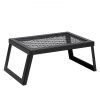 VEVOR Folding Campfire Grill, Heavy Duty Steel Mesh Grate, 18" Portable Camping Grates Over Fire Pit, Camp Fire Cooking Equipment with Legs Carrying B