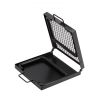 VEVOR Folding Campfire Grill, Heavy Duty Steel Mesh Grate, 22.4" Portable Camping Grates Over Fire Pit, Camp Fire Cooking Equipment with Legs Carrying