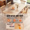 VEVOR Clear Table Cover Protector, 24" x 48"/613 x 1230.2 mm Table Cover, 1.5 mm Thick PVC Plastic Tablecloth, Waterproof Desktop Protector for Writin
