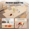 VEVOR Clear Table Cover Protector, 36" x 72" Table Cover, 1.5 mm Thick PVC Plastic Tablecloth, Waterproof Desktop Protector for Writing Desk, Coffee T