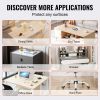 VEVOR Clear Table Cover Protector, 18" x 48"/ 460 x 1232 mm Table Cover, 1.5 mm Thick PVC Plastic Tablecloth, Waterproof Desktop Protector for Writing