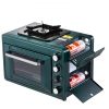 Outdoor Oven 2-in-1 Portable Gas Camping Stove Oven Combo Adjustable Fire