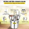 VEVOR Alcohol Still, 13.2Gal / 50L Stainless Steel Water Alcohol Distiller Copper Tube Home Brewing Kit Build-in Thermometer for DIY Whisky Wine Brand