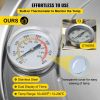 VEVOR Water Alcohol Distiller, 3 Gal, Distillery Kit w/Circulating Pump, Alcohol Still Copper Tube, Whiskey Distilling Kit w/Build-In Thermometer, Whi