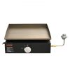 VEVOR Commercial Griddle, 16.9" Heavy Duty Manual Flat Top Griddle, Countertop Gas Grill with Non-Stick Cooking Plate, Steel LPG Gas Griddle, 1-Burner