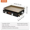 VEVOR Commercial Griddle, 22.4" Heavy Duty Manual Flat Top Griddle, Countertop Gas Grill with Non-Stick Cooking Plate, Steel LPG Gas Griddle, H-Shaped
