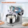 VEVOR 6 in 1 Stand Mixer, 450W Multifunctional Electric Mixer with Tilt-Head, 6 Speeds and LCD Screen Timing, 7.4Qt Stainless Bowl, Dough Hook, Flat B