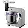 VEVOR 6 in 1 Stand Mixer, 450W Multifunctional Electric Mixer with Tilt-Head, 6 Speeds and LCD Screen Timing, 7.4Qt Stainless Bowl, Dough Hook, Flat B