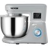 VEVOR Stand Mixer, 660W Electric Dough Mixer with 6 Speeds LCD Screen Timing, Tilt-Head Food Mixer with 7.4 Qt Stainless Steel Bowl, Dough Hook, Flat