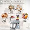 VEVOR 5 IN 1 Stand Mixer, 660W Tilt-Head Multifunctional Electric Mixer with 6 Speeds LCD Screen Timing, 7.4 Qt Stainless Bowl, Dough Hook, Flat Beate