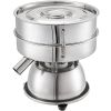 VEVOR Automatic Sieve Shaker Included 12 Mesh + 80 Mesh Flour Sifter Electric Vibrating Sieve Machine 110V 50W Sifter Shaker Machine 1150 r/min for Ri