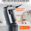 VEVOR Commercial Immersion Blender, 750W 20" Heavy Duty Hand Mixer, Variable Speed Kitchen Stick Mixer with 304 Stainless Steel Blade, Multi-Purpose P