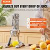 VEVOR Citrus Juice Press, Hand Press Orange Juicer Press, Commercial Grade Manual Citrus Juicer Lemon Squeezer, Easy-to-Clean Fruit Press Juicer for L