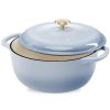 6 Quart Large Cast-Iron Dutch Oven Kitchen Cookware