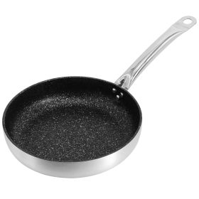 Korkmaz Gastro Proline Professional Series Tava and Frypan in Brushed Silver (Option: 9.5 inch)