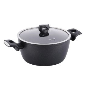Korkmaz Nora 2 Piece Alumium Nonstick Low Casserole Dish with Lid (Option: 4.6 Liter)