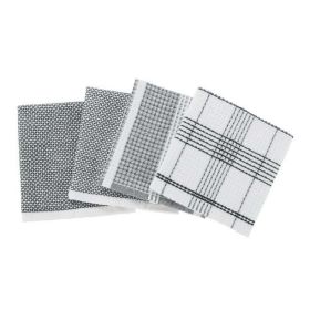 Better Homes & Gardens 4-Piece Oversized Dish Cloth Set (Color: Rich Black)