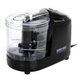 Better Chef 1.5 Cup Safety Lock Compact Chopper (Color: Black)